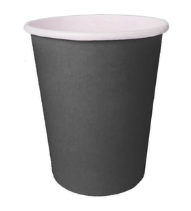 BARDAK KARTON SİYAH 8 OZ PK:8-