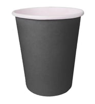 BARDAK KARTON SİYAH 8 OZ PK:8-