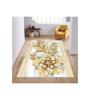 Rovigo Home Dijital Baskı Yıkanabilir Kaymaz Taban Salon Halısı RVG1841-SM241 (Sarı)