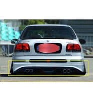 Honda Civic İes EK Makyajsız Kasa Custom Arka Ek Mat Siyah Plastik 1996 1997 1998