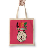 Funny Dog Lover Gift For Women Men Bez Çanta Uzun Saplı