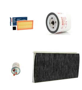 Bosch Filtre Bakım Seti Ford Tourneo Connect 1.8 Dizel 2002-2005 75 Beygir Hava + Yağ F + Yakıt F. + Polen Sardes