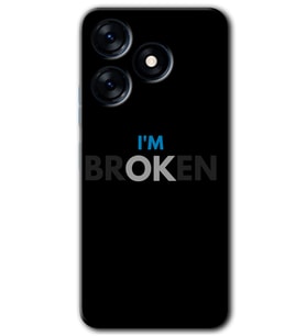Tecno Spark 10 Pro Kılıf HD Desen Baskılı Kılıf - Im Broken