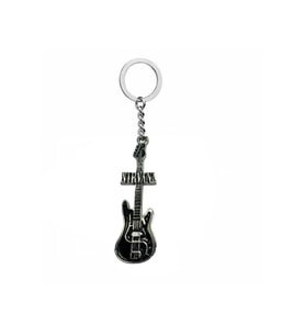 Nirvana Elektro Gitar Figürlü Rock Grunge Anahtarlık – Unisex Aksesuar