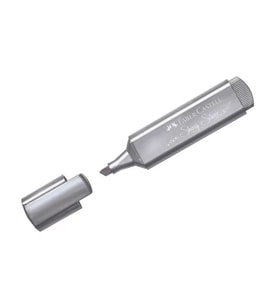 FABER-CASTELL FOSFORLU KALEM 46 METALİK GÜMÜŞ (154661)