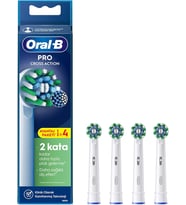 Oral-B Cross Action X-Filament Şarjlı Diş Fırçası Yedek Başlığı 4 Adet