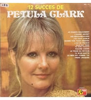 Petula Clark 12 Succes De LP Plak (Karışık)