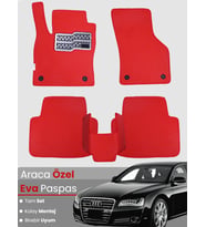 AUDİ A8 (2009-2017) Uyumlu EVA Paspas Tam Set–Araca Özel,Su Geçirmez,Hızlı ve Kolay Montaj