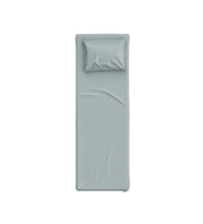 ÇARŞAF TAKIMI , TeK KİŞİLİK DÜZ RENK FITTED ÇARŞAF 100 X 200 VE 1 AD 50 X 70 YASTIK KILIFI (Gri-Gri)