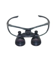 HiperLupa ST195 Doktor Gözlük Force Flex Çerçeve 3-5X Siyah Loupe 