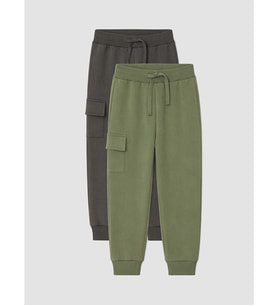 LCW Kids Haki 2'li Erkek Çocuk Jogger Eşofman Altı