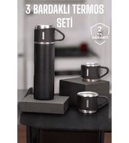 500 Ml Kapasiteli Taşınabilir Basınçlı Termos Seti Günlük Kullanım Için İdeal - Lisinya