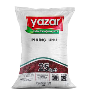 Yazar Sade Pirinç Unu 25 Kg Çuval