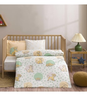 Taç Lisanslı Disney Lion King Baby Pamuk Bebek Nevresim Takımı