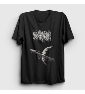 Presmono Unisex Siyah Extinction Blood Incantation T-Shirt 502673tt