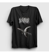 Presmono Unisex Siyah Extinction Blood Incantation T-Shirt 502673tt