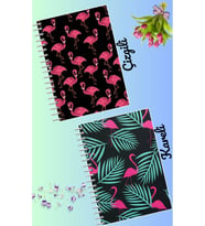 Flamingo defter seti 2 adet A4 boyutu 21*30 çizgili + kareli 60 syf