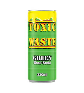 Toxic Waste Green Sour Soda 330ml