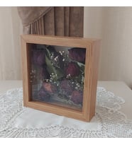 20x20x5 cm Bambu  Anı Çerçevesi! Yeni Moda Çiçek Anı Çerçevesi!