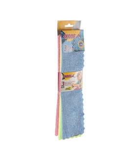 Yumuşak ve dayanıklı mikrofiber temizlik bezi seti, pratik kullanım
