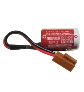 Maxell Er17/33 3.6v 2/3a Size Lithium Pil - Kahverengi Soket