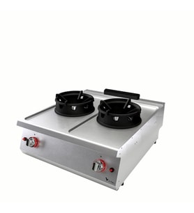 Vital GKW9020 VITAL 900 SERİES GKW9020 2 BRÜLÖRLÜ GAZLI WOK OCAK