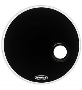 Evans BD18REMAD EMAD Resonant Bas Davul Derisi (18 inç - Siyah - Süngerli)
