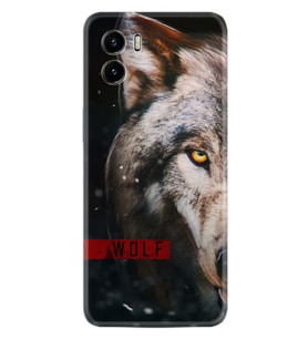 Vivo Y15S Y32 Y33S Y51 Y53S Kılıf Desemli Silikon Wolf Eyes 1758