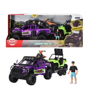 Dickie Sesli ve Işıklı Country Offroad Parkur Araç Seti
