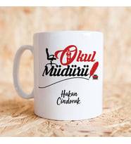 Okul Müdürüne Hediye Kupa Bardak