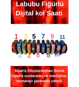 Çocuklar İçin Renkli Dijital Su Geçirmez Kol Saati, Şık ve Dayanıklı