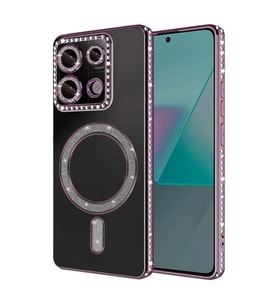 Redmi 13C Joke Simli Magneticsafe Kılıf - Pembe