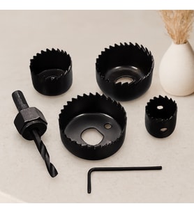 Buat Delik Açma Seti 6'lı 32-38-44-54 mm 3/8'' Hex