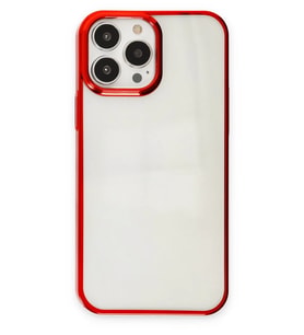 iPhone 13 Pro Max Kılıf Element Silikon - Kırmızı
