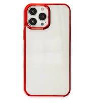 iPhone 13 Pro Max Kılıf Element Silikon - Kırmızı
