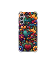 PrintiFy Samsung Galaxy A54 ile Uyumlu Düşlerin Dansı Serisi Çiçeklerin Dansı Tasarımlı Uv Baskılı Köşe Korumalı Antişok Kılıf