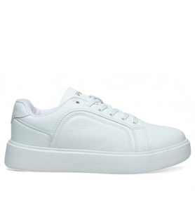 VOLİS Beyaz Memory Foam Taban Günlük Bağcıklı Erkek Sneaker Ayakkabı