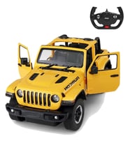 1:14 Uzaktan Kumandalı Araba Jeep Wrangler Rubicon Man Kapı Açılan 2.4 Ghz Sarı