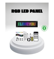 Mey İthalat® RGB LED Panel – Mobil Uyumlu, Yazı ve GIF Destekli, USB Bağlantılı Dekoratif Ekran