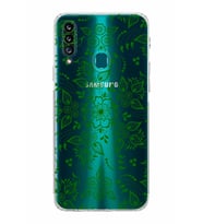 Samsung Galaxy A20s  Kamera Korumalı  Kapak Nostalji Desen Tasarımlı  Şeffaf Kılıf