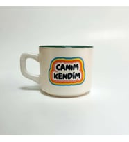 Canım Kendim Baskılı Yeşil İçli Venüs Kupa (Beyaz)