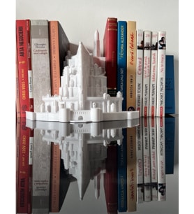 Yüzüklerin Efendisi Minas Tirith Şehri Kitap Tutucu Kitap Tutucu BOOK NOOK Taş Döküm Ağır Ürün