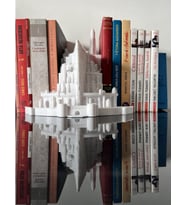 Yüzüklerin Efendisi Minas Tirith Şehri Kitap Tutucu Kitap Tutucu BOOK NOOK Taş Döküm Ağır Ürün