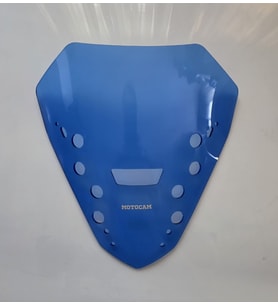 MOTOCAM Yamaha Xmax Ön Cam 2023-2026 Model 36cm Mavi Renkli 4mm SPORTİF