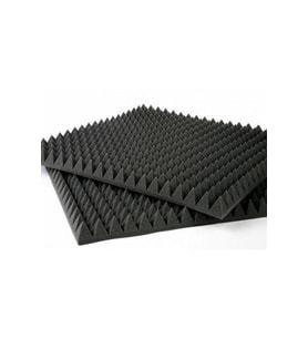 40mm Yanmaz Akustik Yalıtım Piramit Sünger 50dns 100cm X 100cm (1 M2)