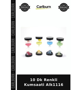 Özel Üretim Dekoratif Masaüstü Hediyelik Zaman Ölçer Ofis 10 Dk Renkli Kumsaati