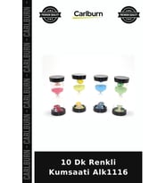 Özel Üretim Dekoratif Masaüstü Hediyelik Zaman Ölçer Ofis 10 Dk Renkli Kumsaati