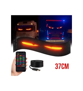 Matrix Şeytan Göz Kayar Led Panel Tabela Telefon Üzerinden Tasaralama 37cm