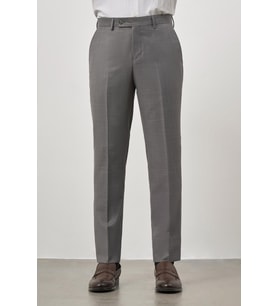 Koyu Füme Yandan Cepli Slim Fit Classic Pantolon 1003245152