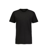 Çift Kaplan Erkek Siyah %100 Pamuklu Süprem Bisiklet Yaka Rahat Terletmez T-shirt